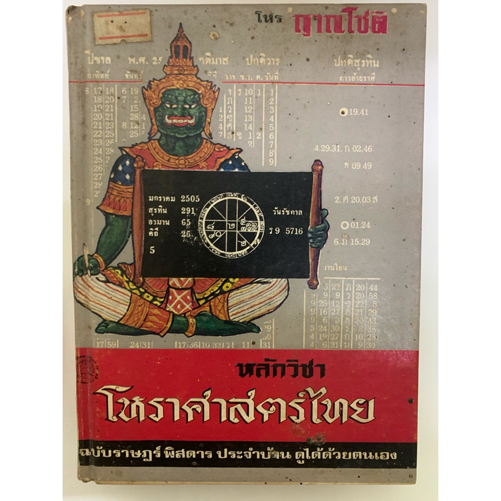 หลักวิชาโหราศาสตร์ไทยฉบับราษฏร์ โดยญาณโชติ