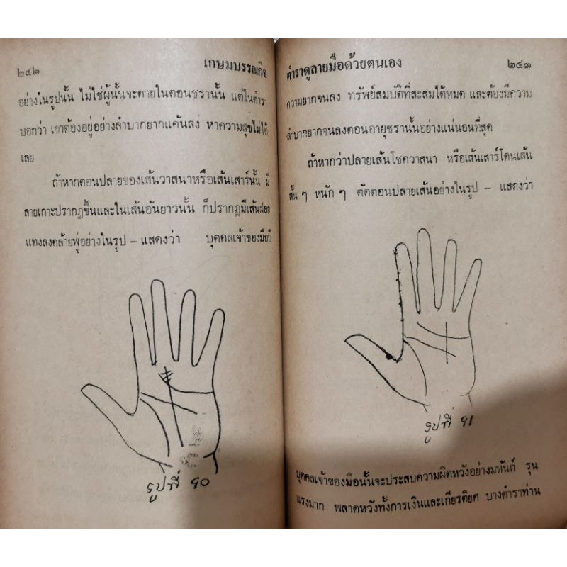 ชีวิตของท่าน บนฝ่ามือของอาจารย์อินเดีย โดย จ.บุนนาค ลายมือ รูปที่ 8