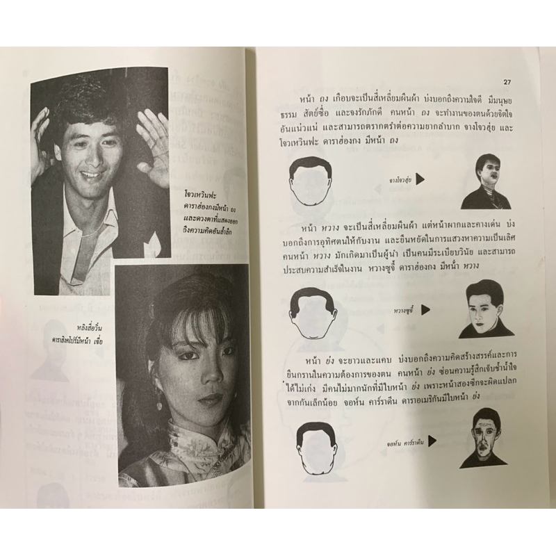 อ่านใบหน้าตามตำราของจีน โดย เอวีลีน ลิป ***หนังสือแปลมือสองหายาก รูปที่ 6