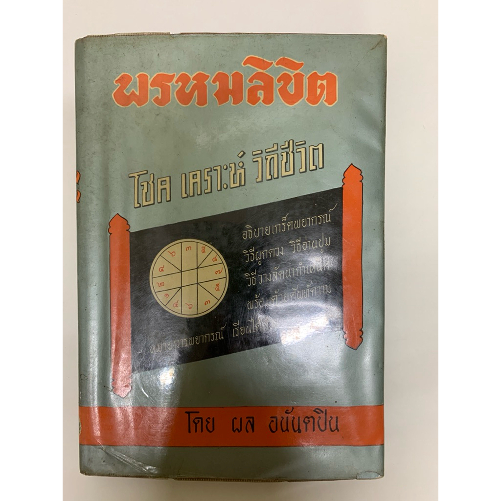 พรหมลิขิต โชค เคราะห์ วิถีชีวิต โดย ผล อนันตปิน **หายาก